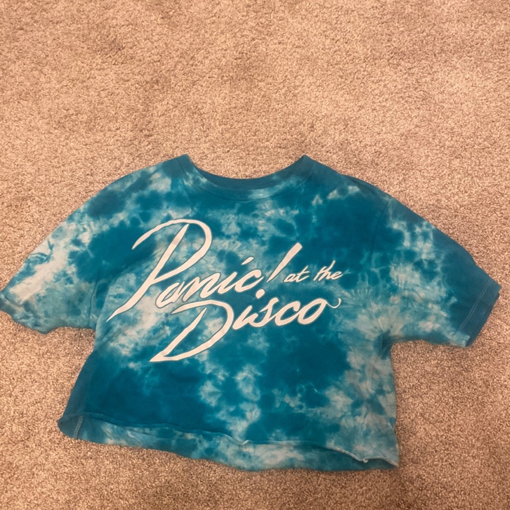 Tie-dye Panic at the disco shirt!